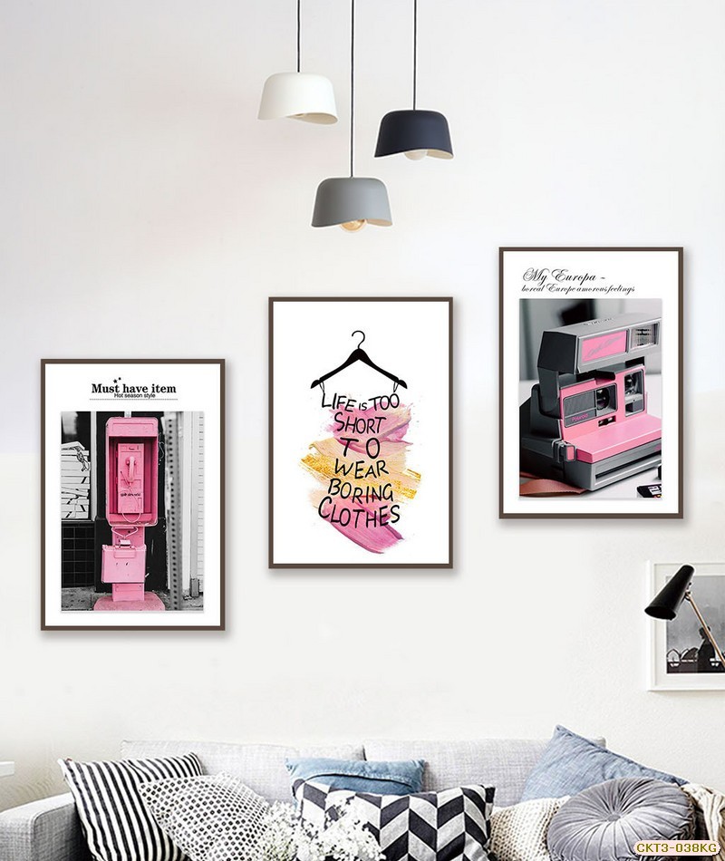 Life is too short - màu hồng CKT3-038KG